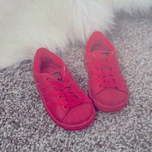 Cute baby red adidas!!